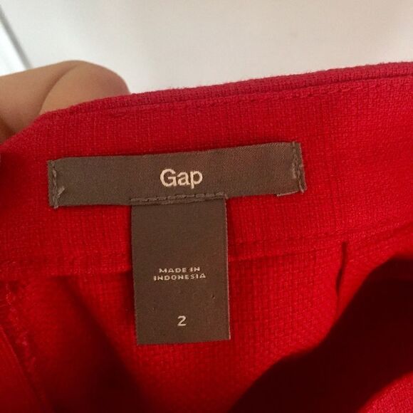 GAP Cherry Red Skirt with Pockets - Picture 6 of 6